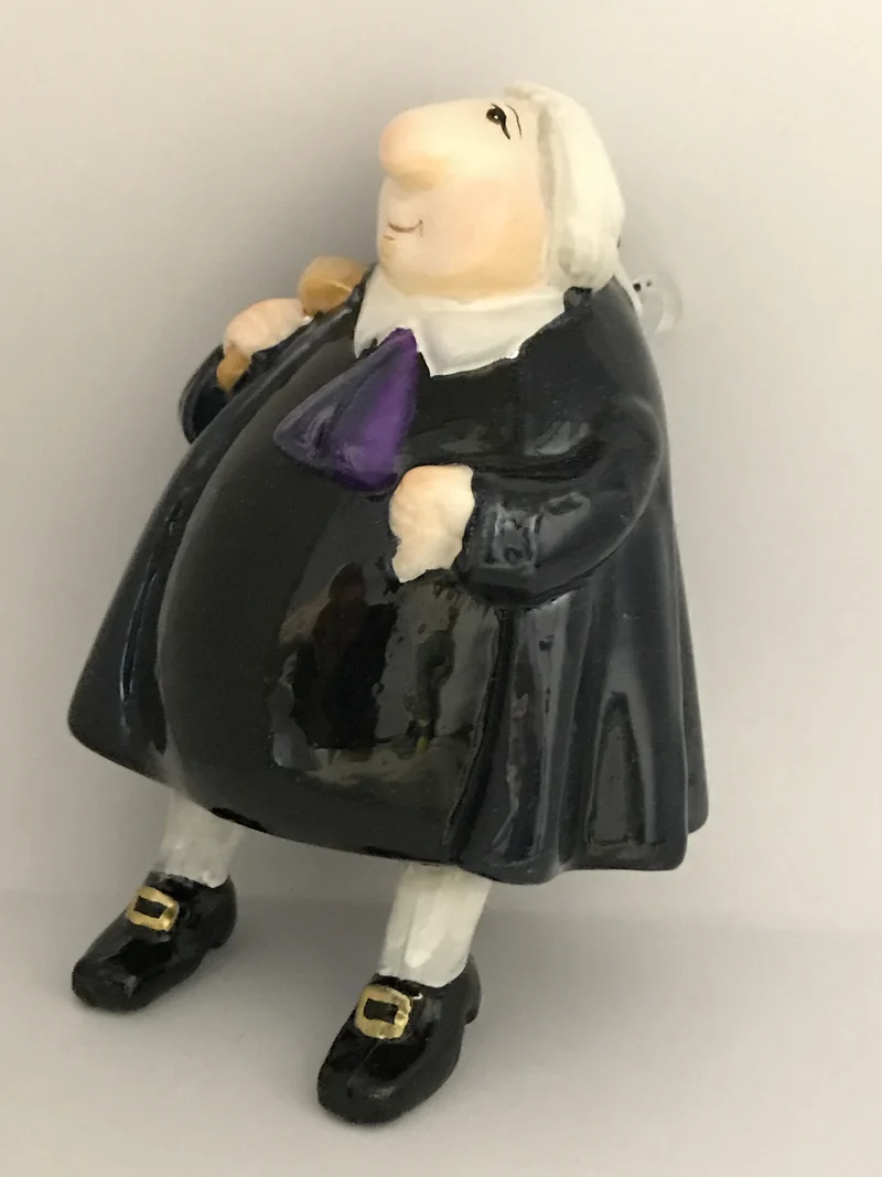 Richter in Robe, Advokat, Karikatur, KOMOZJA MOSTOWSKI