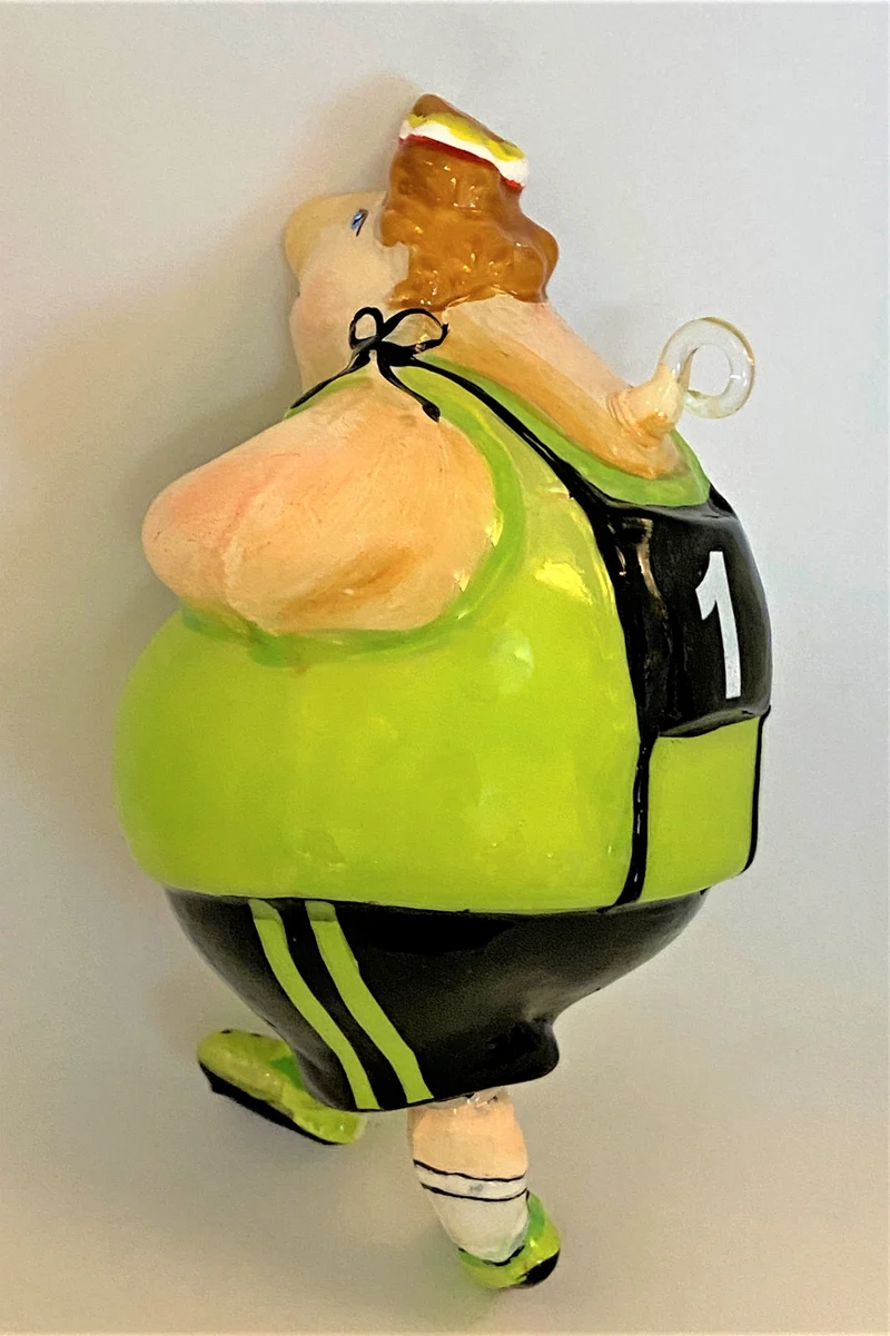 Marathon-Läufer, Jogger, Karikatur, KOMOZJA MOSTOWSKI