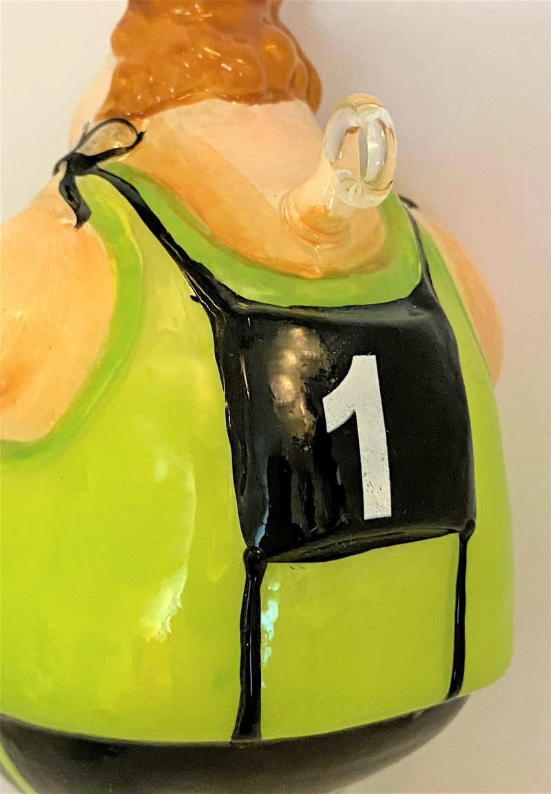 Marathon-Läufer, Jogger, Karikatur, KOMOZJA MOSTOWSKI