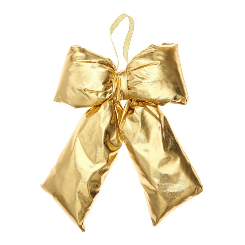 Rico Design Weihnachtsschleife 36cm, gold