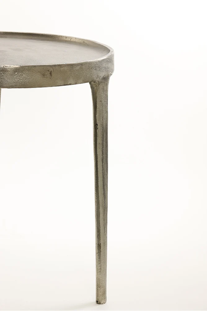 Beistelltisch TOBIAS 2er Set antik Silber