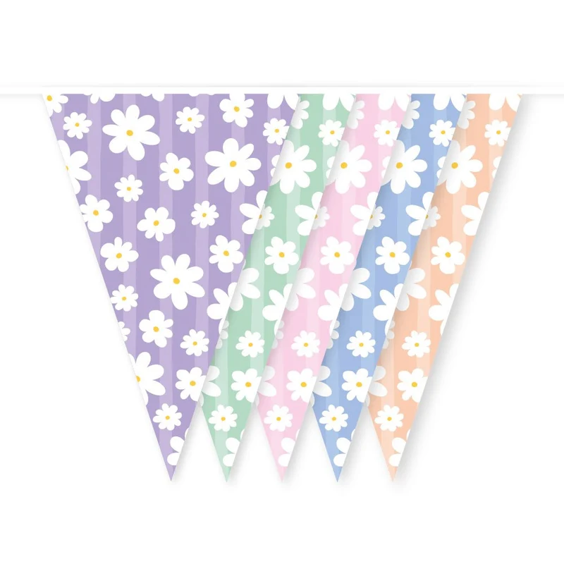 Blumengirlande mit Gänseblümchen, 10 m