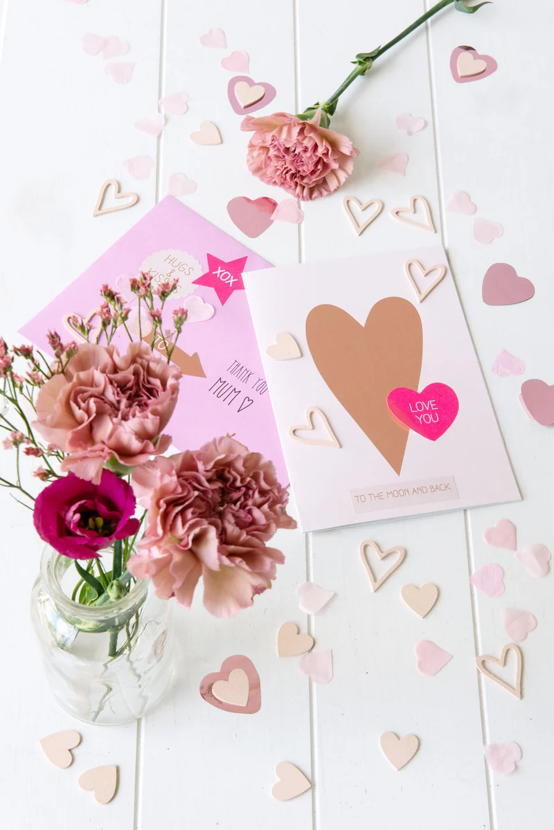 DIY Karte Liebe/ Herz