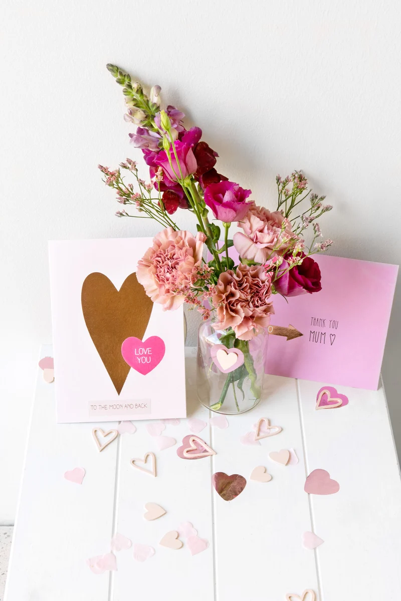 DIY Karte Liebe/ Herz