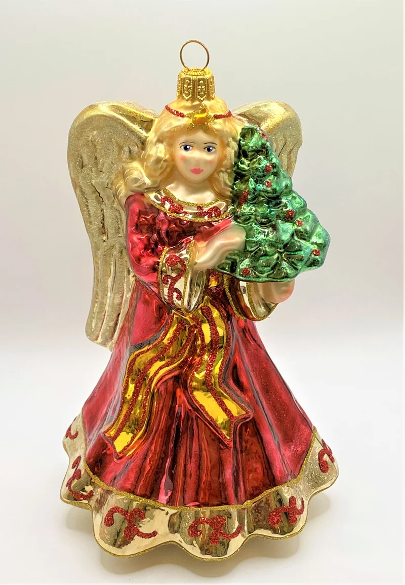 Engel mit Christbaum