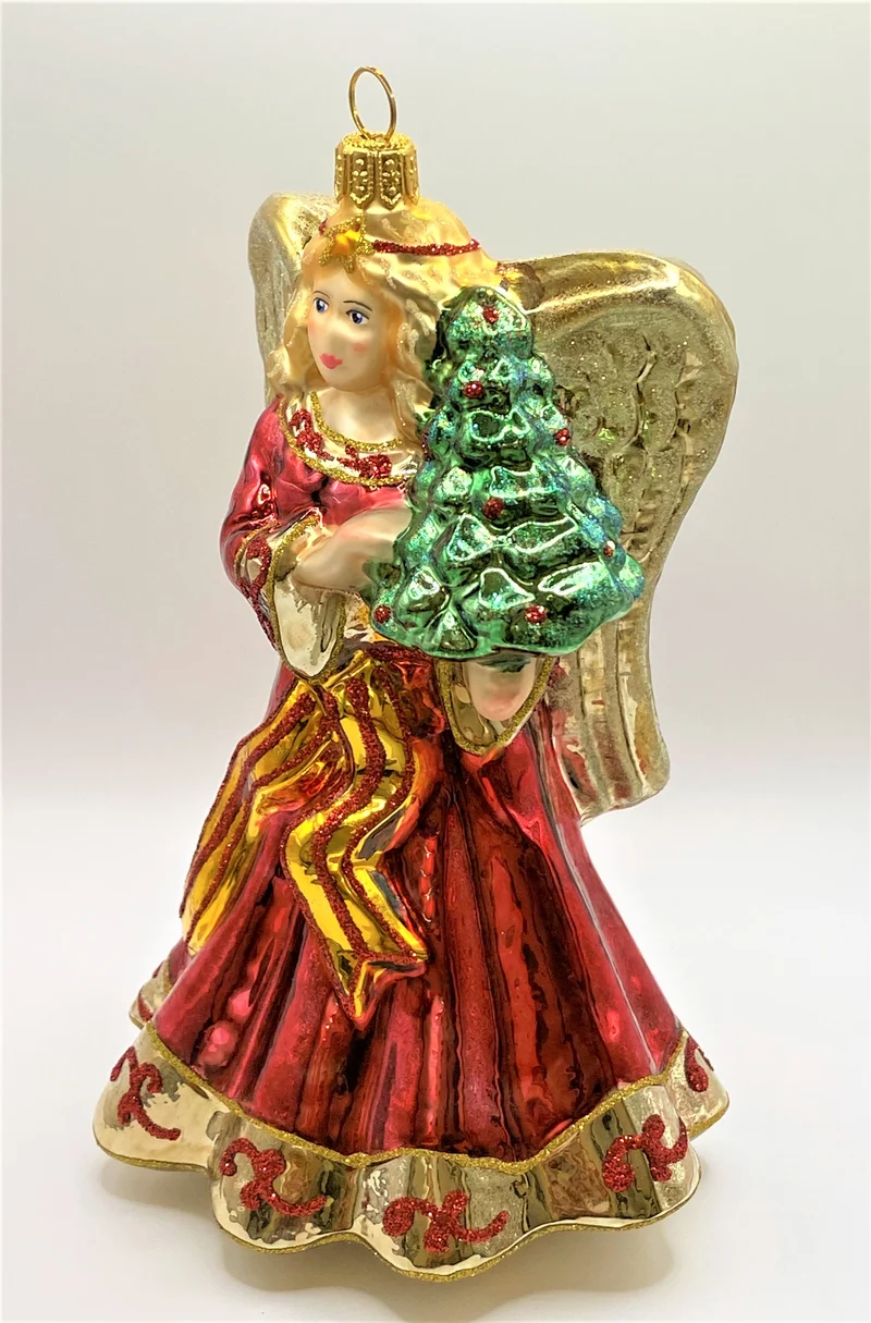 Engel mit Christbaum