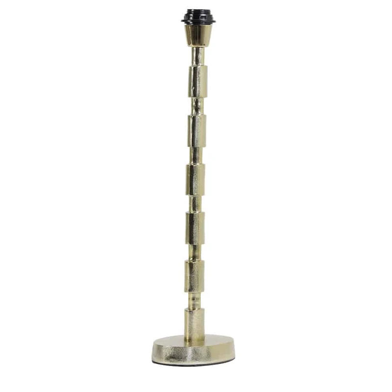 Tischlampe MALINDA gold-schwarz Velours 80 cm