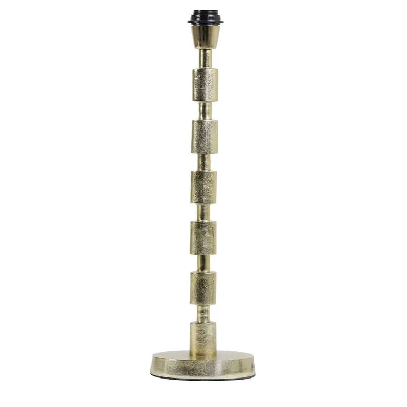 Tischlampe MALINDA gold-schwarz Velours 80 cm