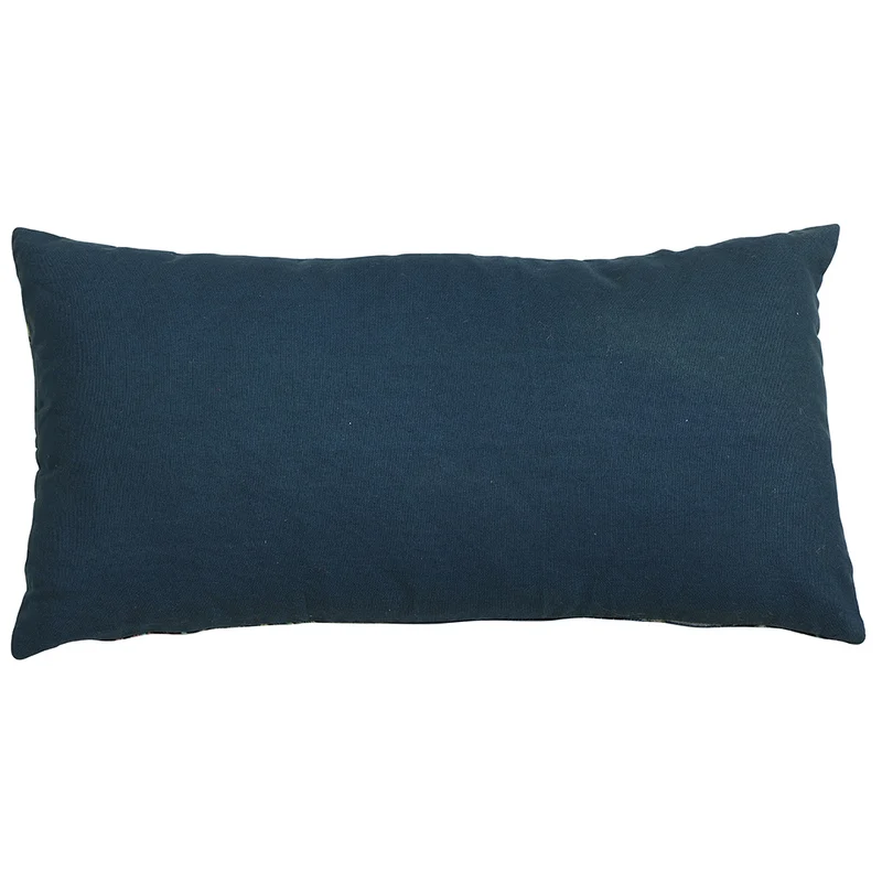 Kissen JURUTI dunkel blau 60x30 cm