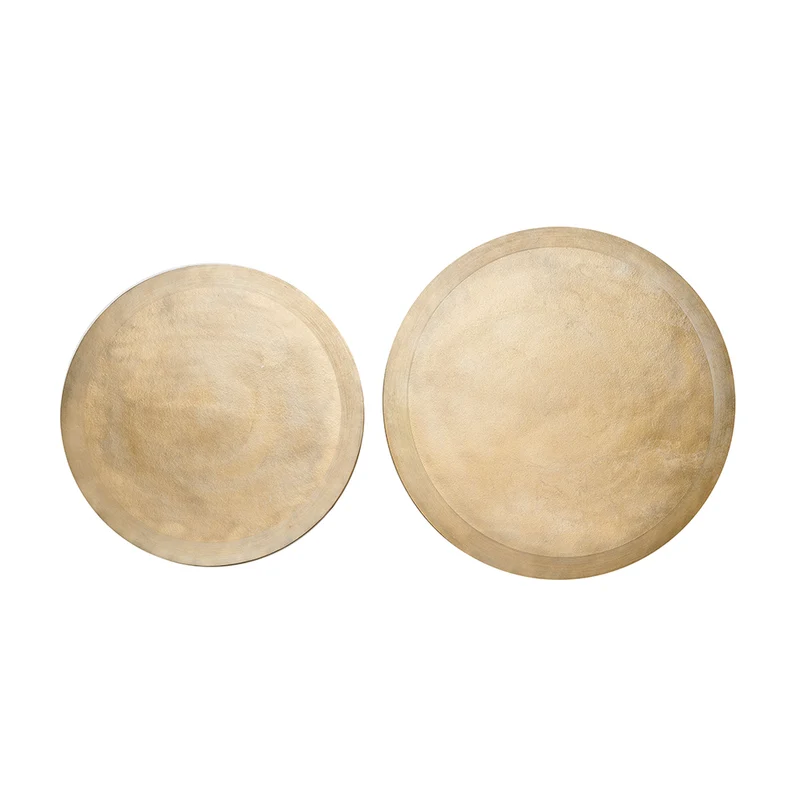 Couchtisch TALCA in Gold 2er-Set