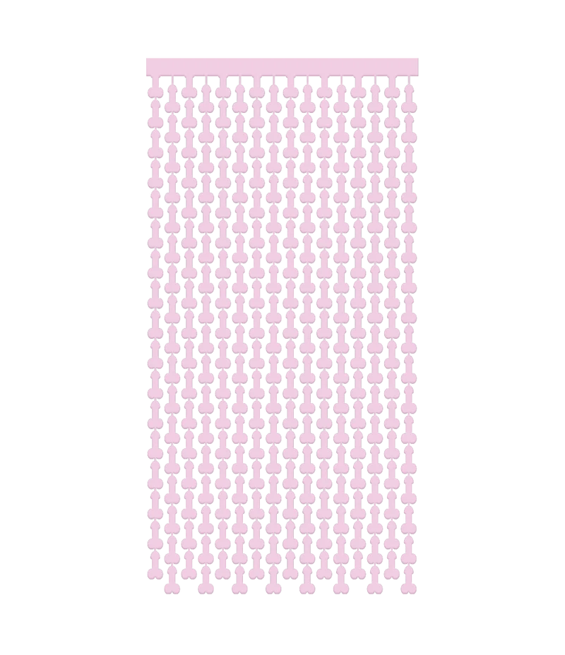 Penis Türvorhang Rosa 1m