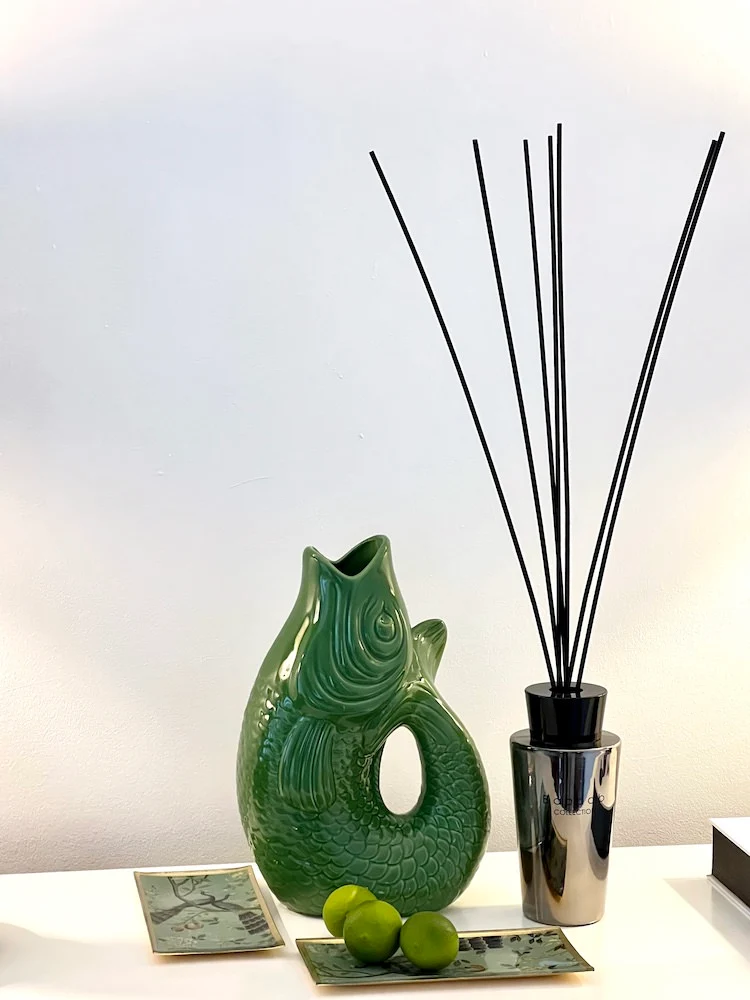 Vase MONSIEUR CARAFON Fisch green bay 2,7l - 21x31x12cm
