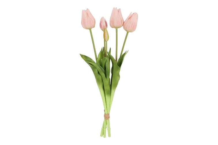 Kunst Tulpenbund rosa