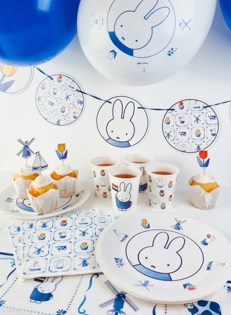 Miffy-Girlande „Willkommen zu Hause“, 2,65 m