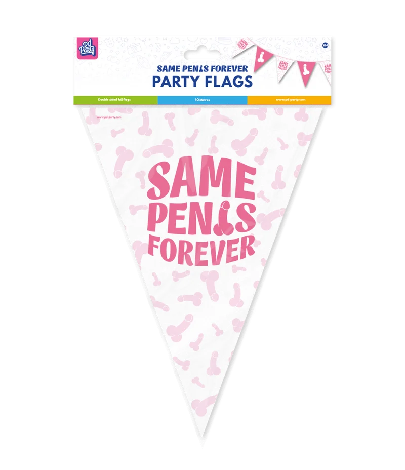 Junggesellenabschied Girlande Same Penis Forever 10m