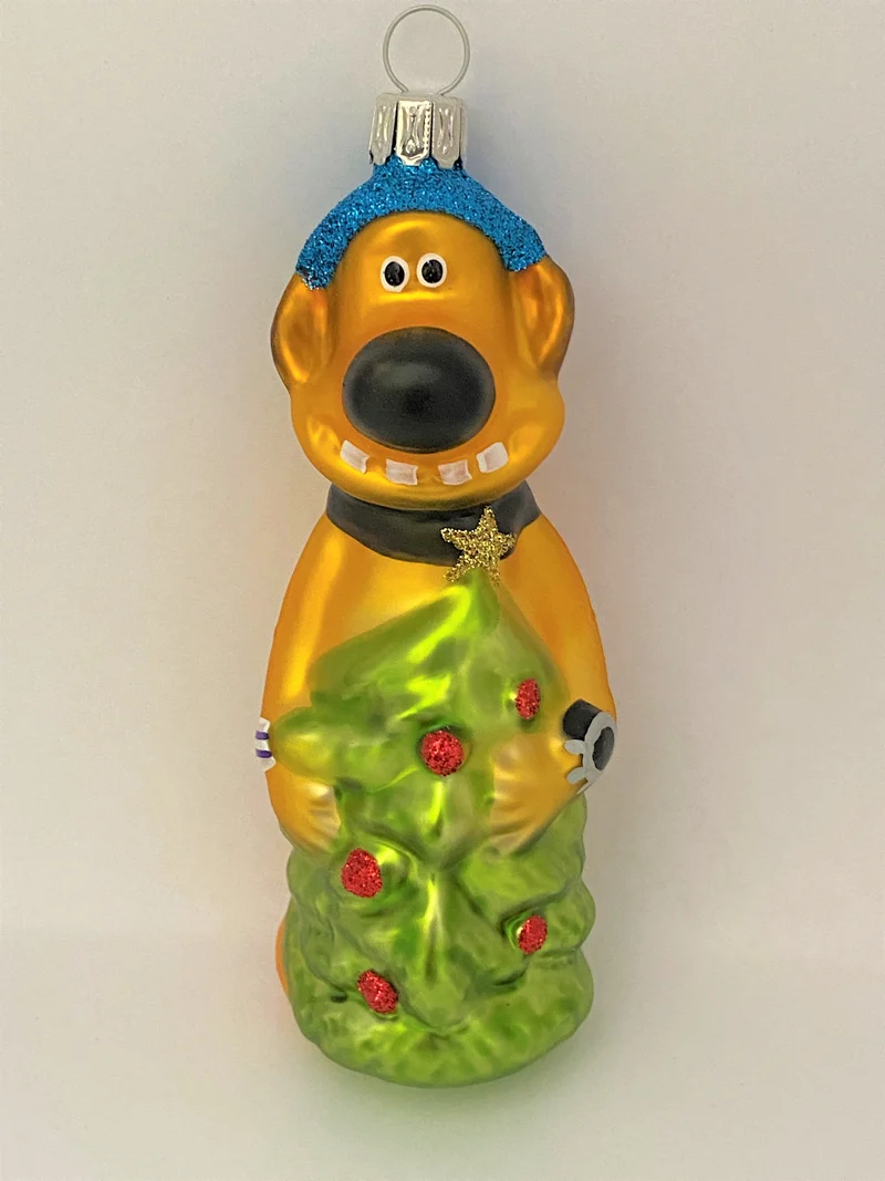 Bitzer mit Christbaum, Shaun das Schaf