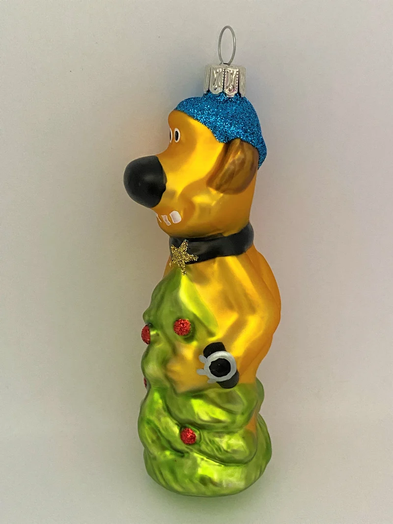 Bitzer mit Christbaum, Shaun das Schaf