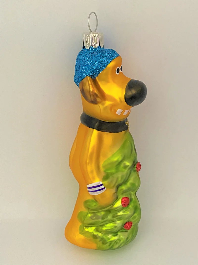 Bitzer mit Christbaum, Shaun das Schaf