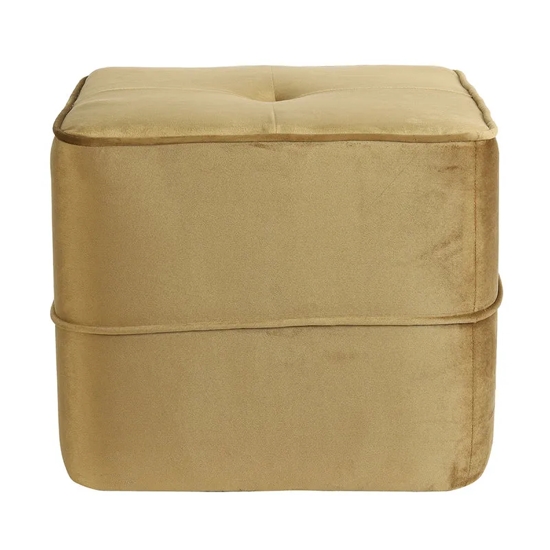 Hocker KIKI matt samt karamell Ø40x35 cm