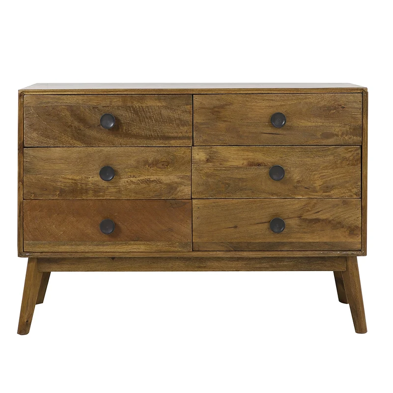 Sideboard ESPITA Holz Öl braun