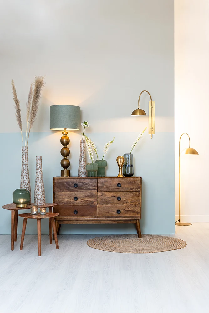 Sideboard ESPITA Holz Öl braun