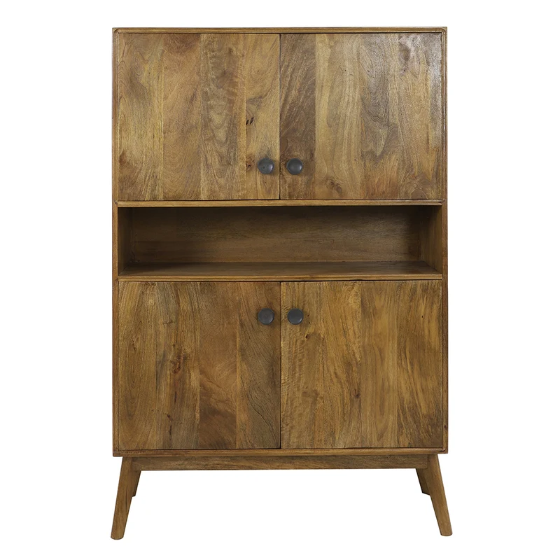 Schrank ESPITA Holz Öl braun