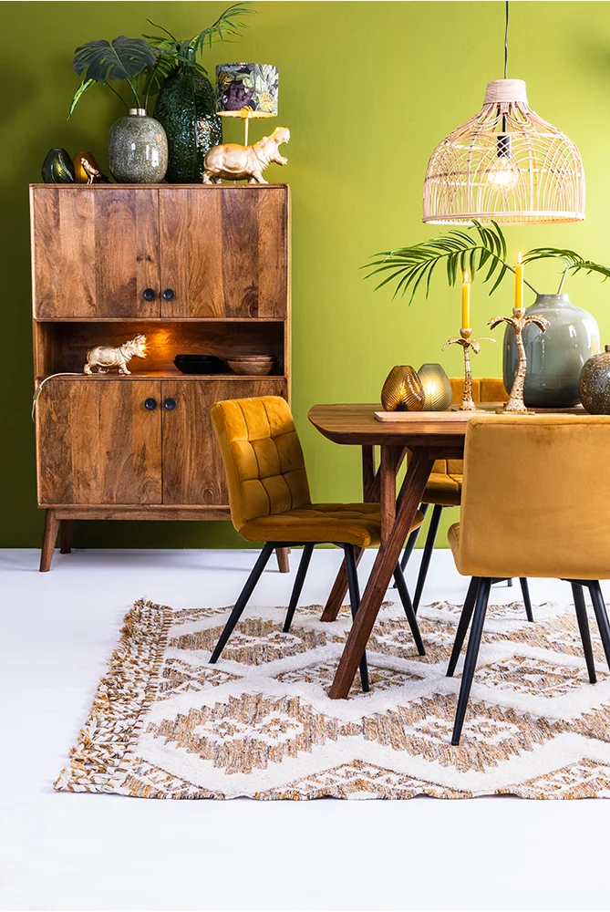 Schrank ESPITA Holz Öl braun