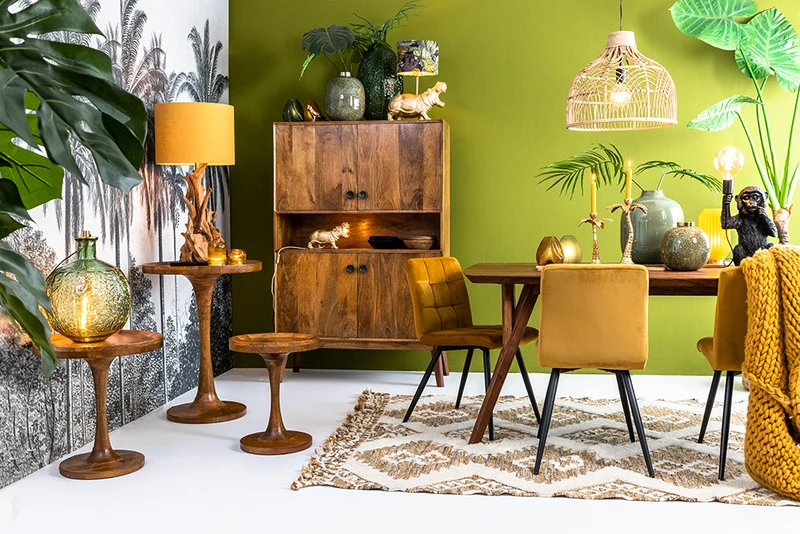 Schrank ESPITA Holz Öl braun