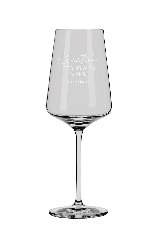 Grafik Werkstatt Weinglas Weißwein Genuss & Design Henri Matisse