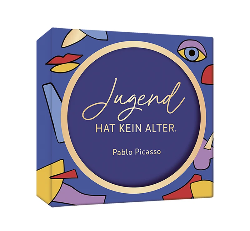 Grafik Werkstatt Korkuntersetzer in Schachtel Genuss & Design Pablo Picasso