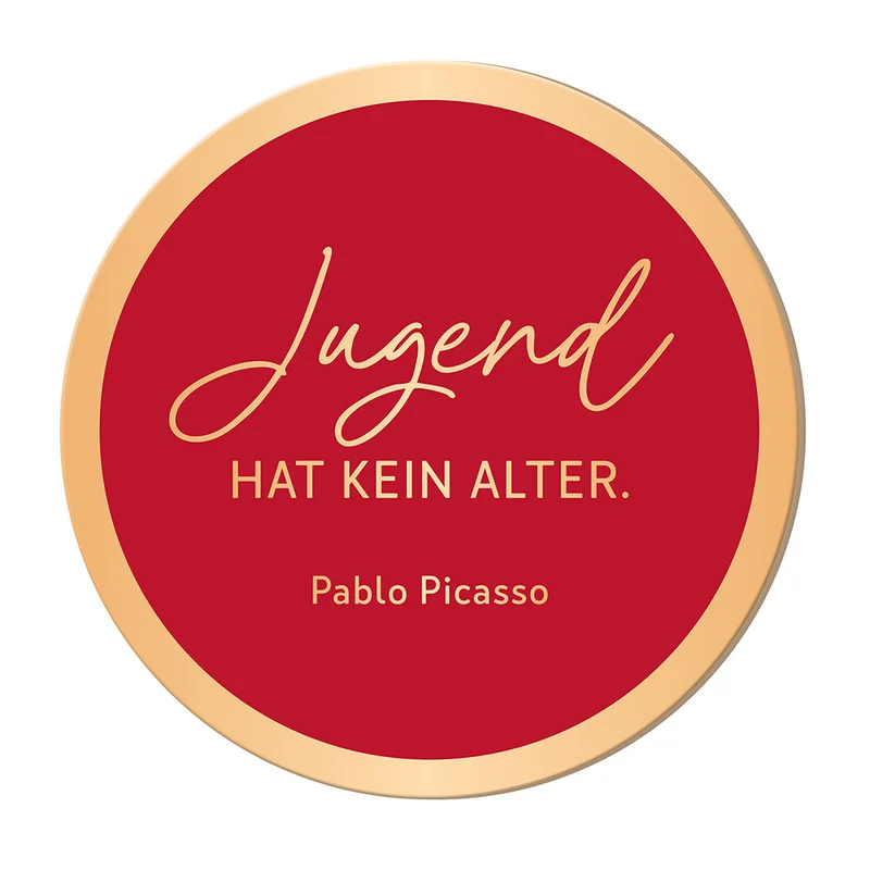 Grafik Werkstatt Korkuntersetzer in Schachtel Genuss & Design Pablo Picasso