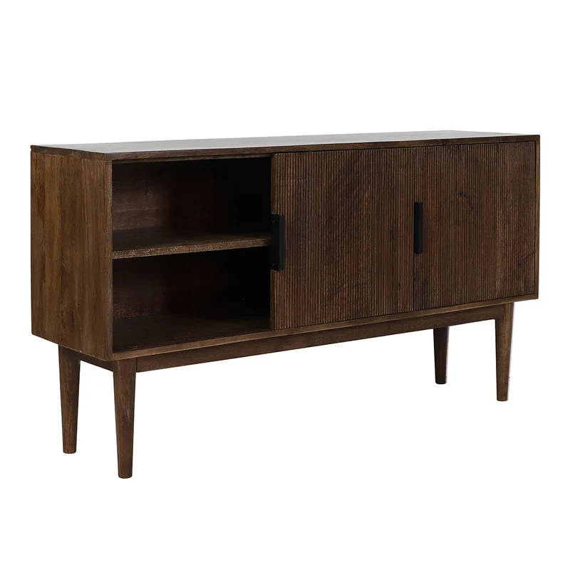 Kommode BITIKA Holz dunkel braun