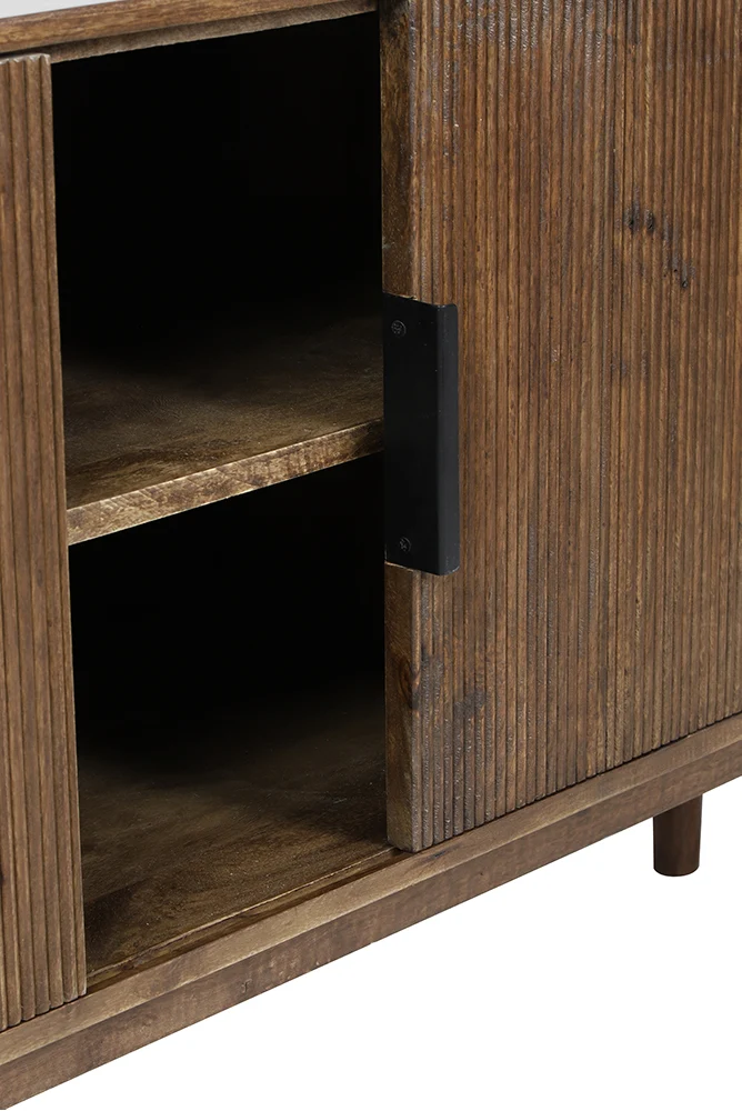 Kommode BITIKA Holz dunkel braun