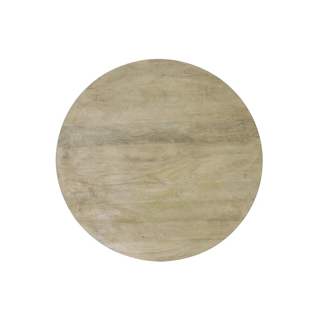 Esstisch MAGNIFERA Mango Holz - schwarz Ø140x78 cm
