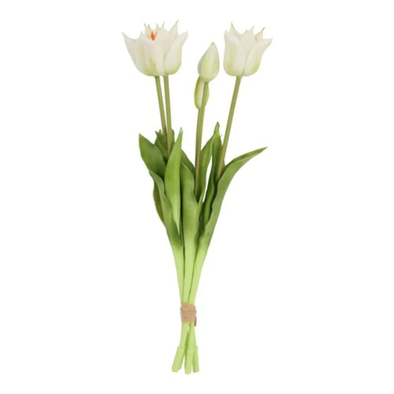 Tulpen künstlich weiß