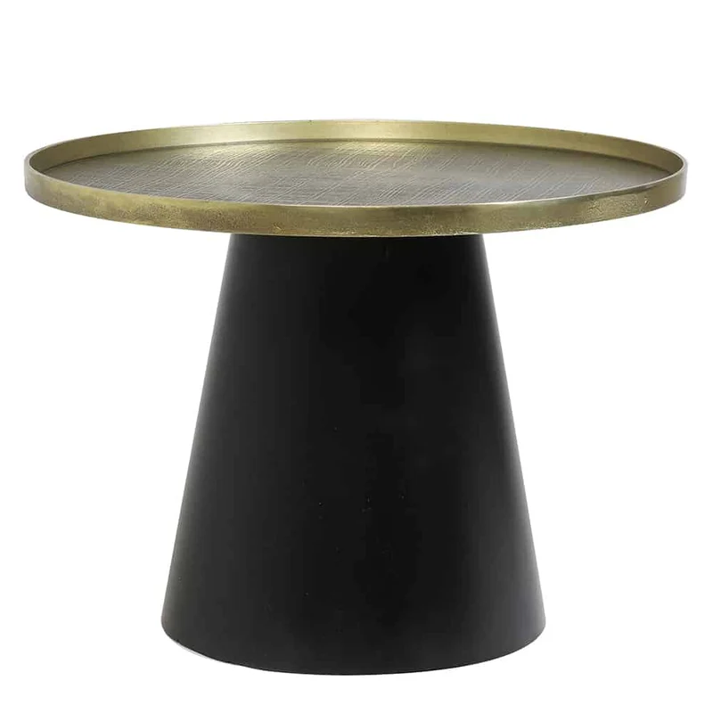 Couchtisch POPETA antik bronze Ø60x44cm