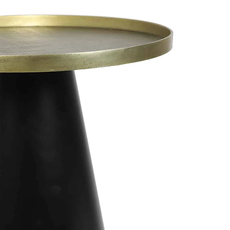 Couchtisch POPETA antik bronze Ø60x44cm