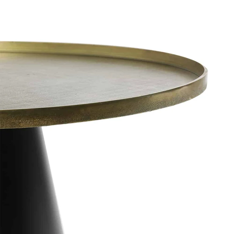 Couchtisch POPETA antik bronze Ø75x35cm