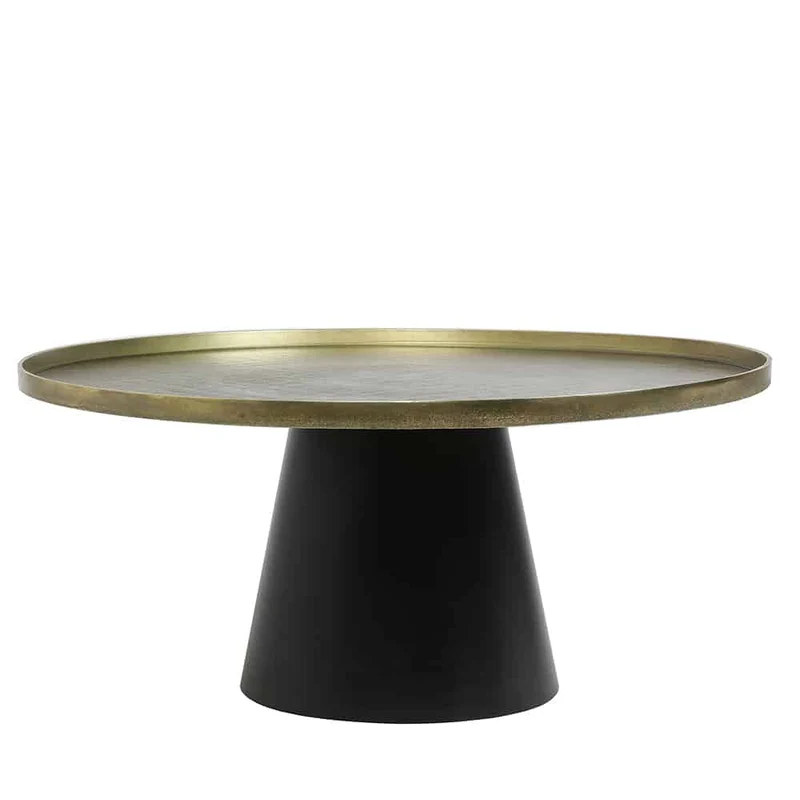 Couchtisch POPETA antik bronze Ø75x35cm