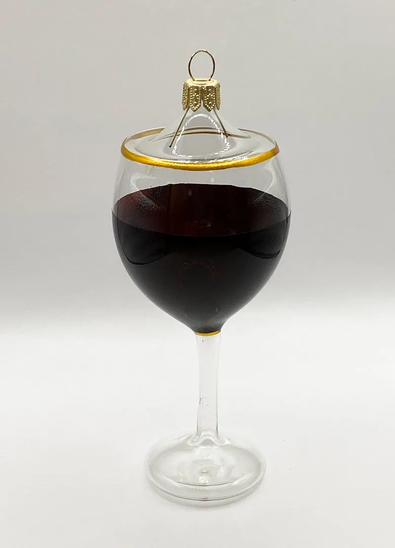 Feines Glas Rotwein