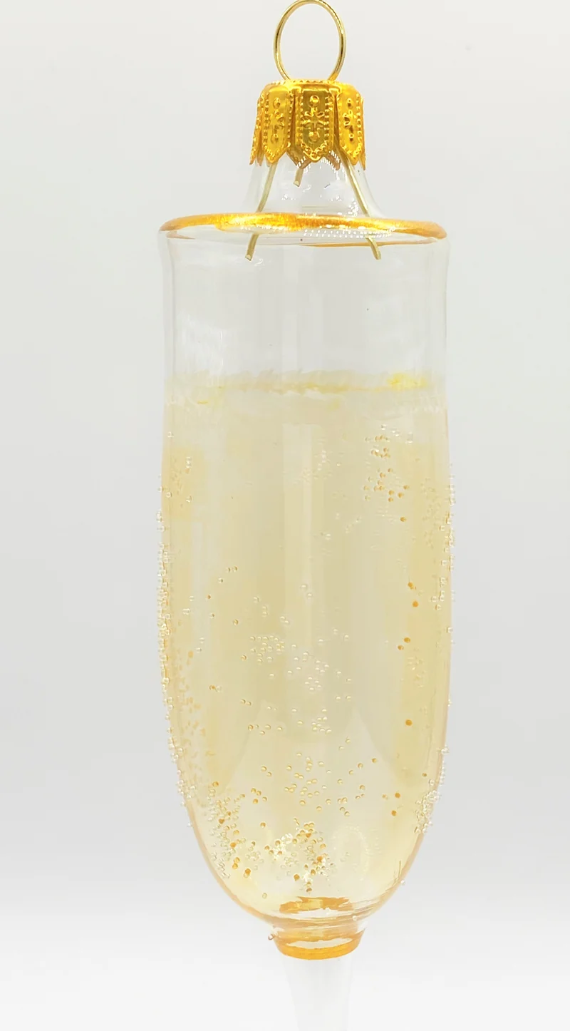 Prickelndes Glas Champagner
