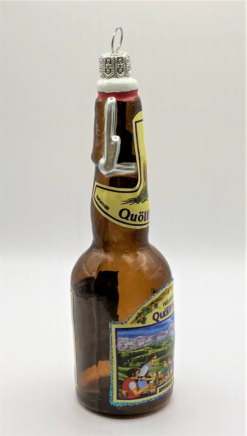 Bierflasche Locher Bier " Quöllfrisch "