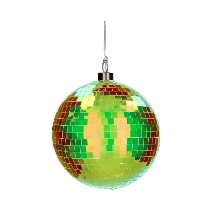 Disco LED Kugel 15cm neon grün
