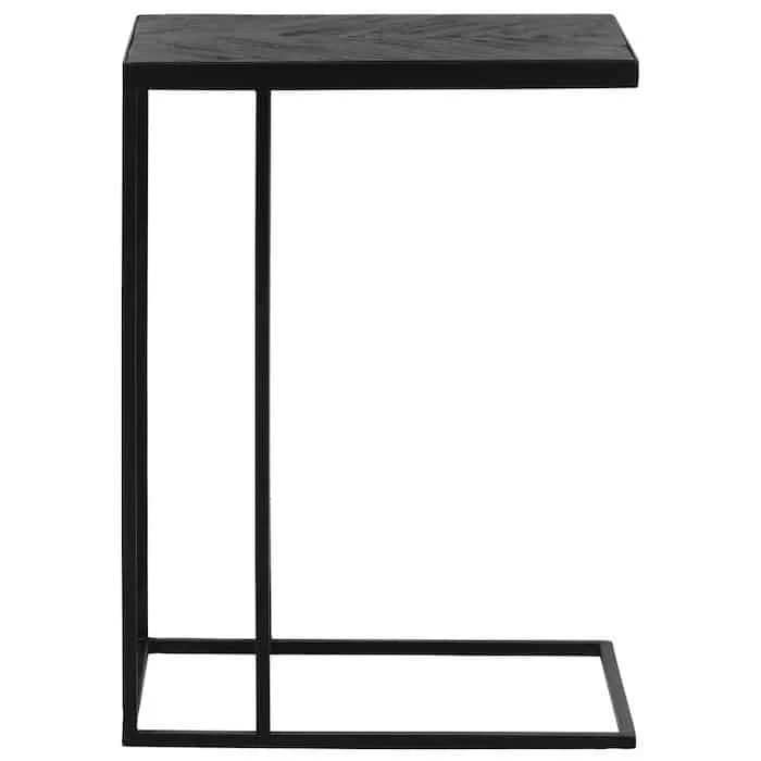 Beistelltisch CHISA holz schwarz-schwarz 45x30x62 cm