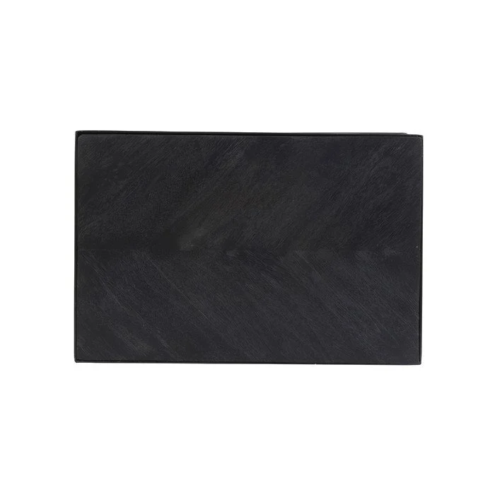 Beistelltisch CHISA holz schwarz-schwarz 45x30x62 cm