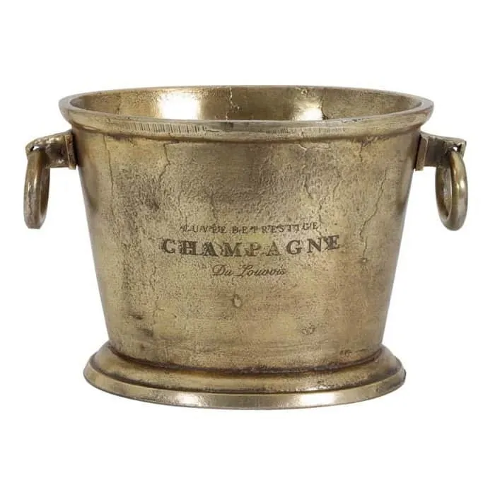 Sektkühler CRISTAL antik Bronze 39x25x25 cm
