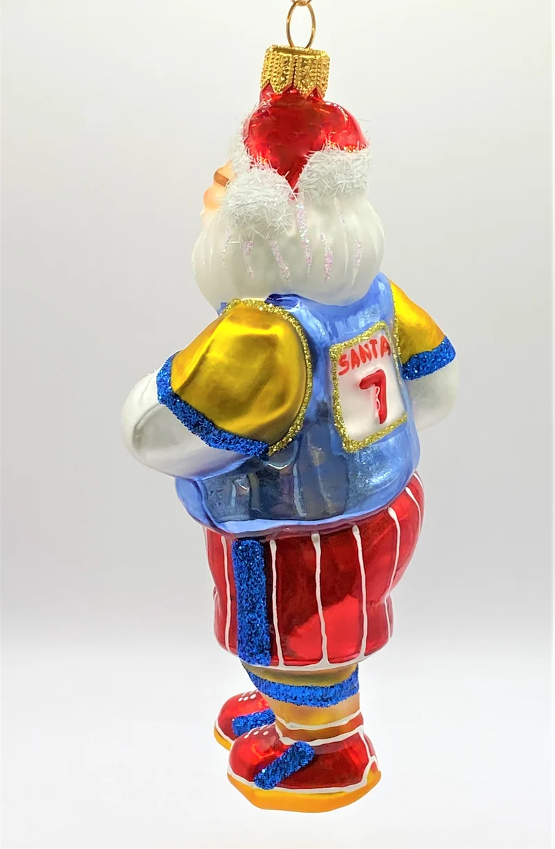 Santa läuft den Marathon