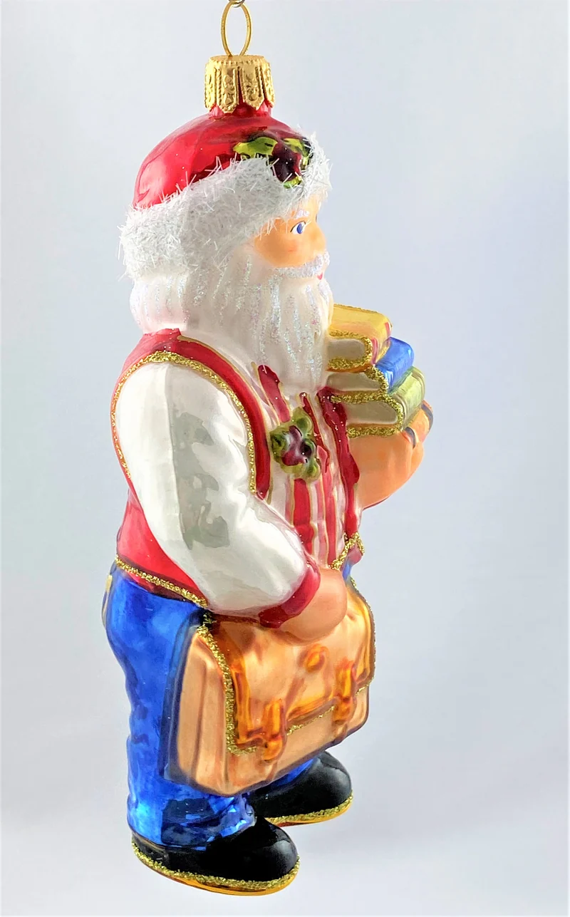 Der Lehrer erzählt den Kindern Weihnachtsgeschichten
