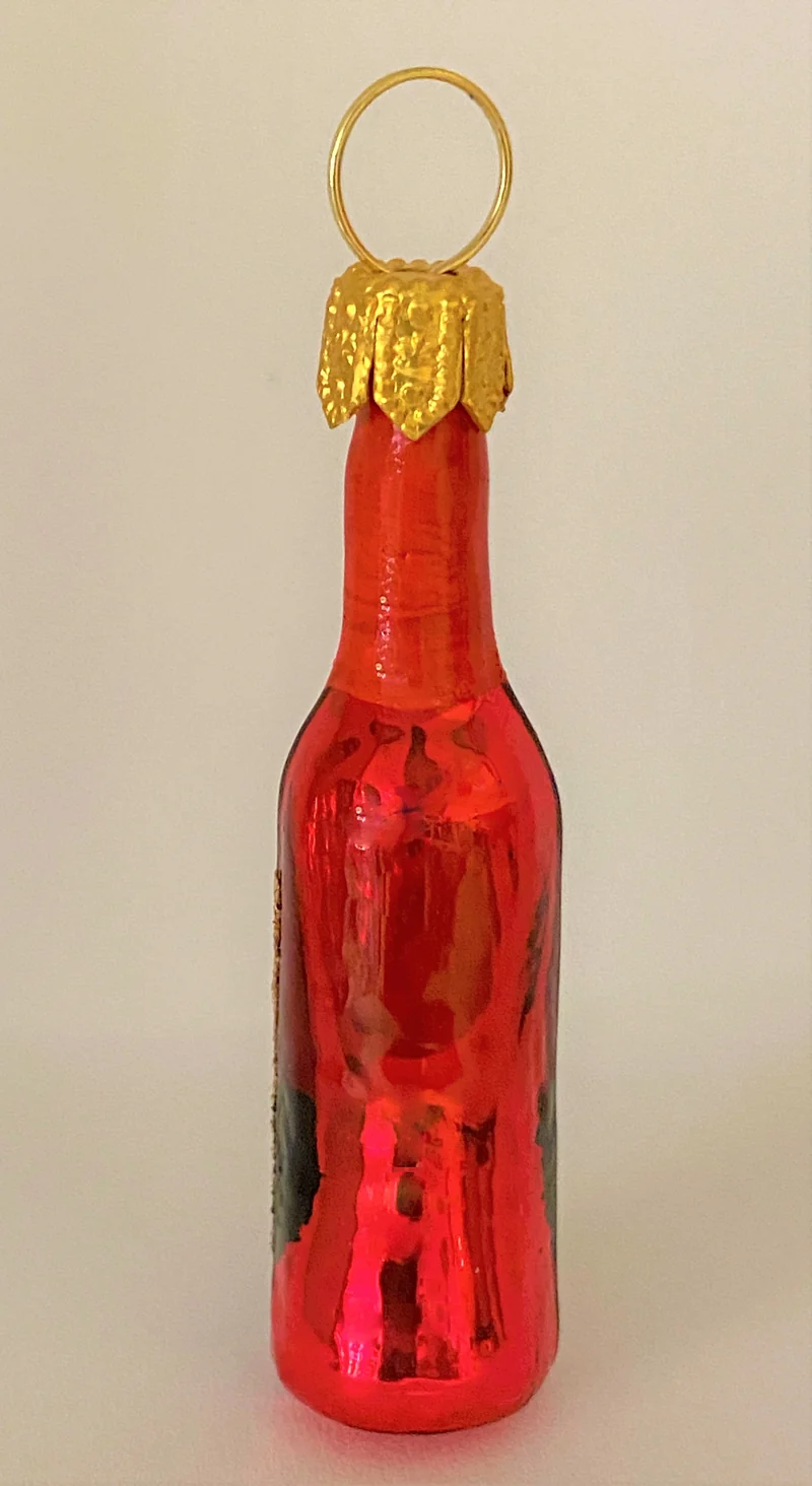 Kleine Rotwein-Flasche