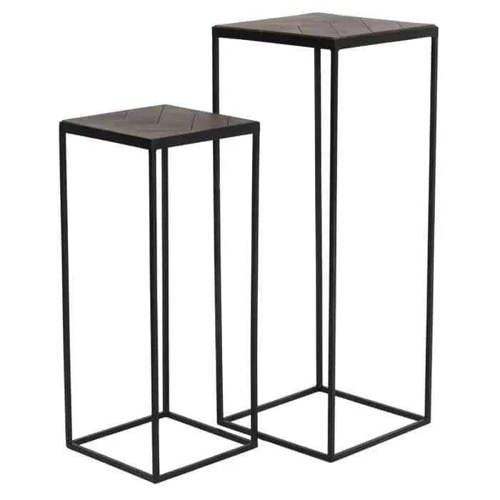 Säule 2er-Set CHISA Holz